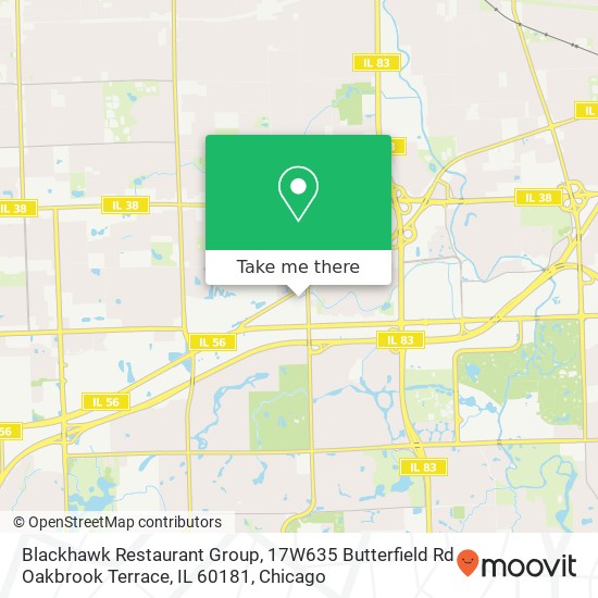 Blackhawk Restaurant Group, 17W635 Butterfield Rd Oakbrook Terrace, IL 60181 map