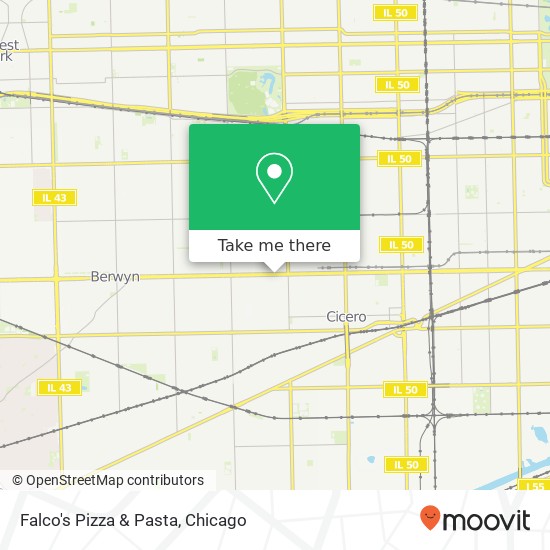 Falco's Pizza & Pasta, 5651 W Cermak Rd Cicero, IL 60804 map