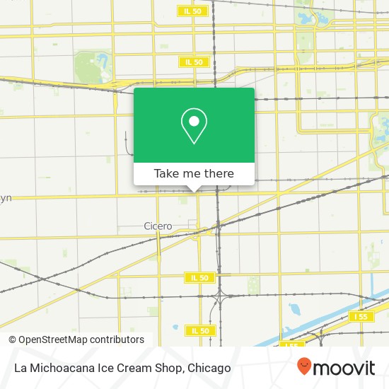 La Michoacana Ice Cream Shop, 4834 W Cermak Rd Cicero, IL 60804 map