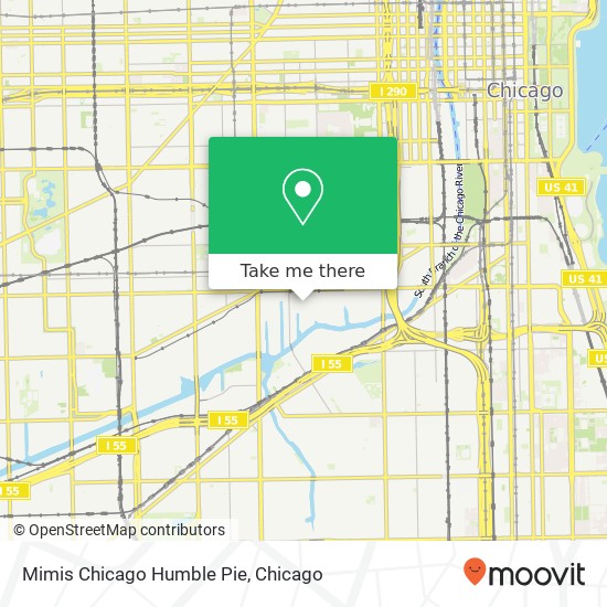 Mapa de Mimis Chicago Humble Pie, 2300 S Throop St Chicago, IL 60608