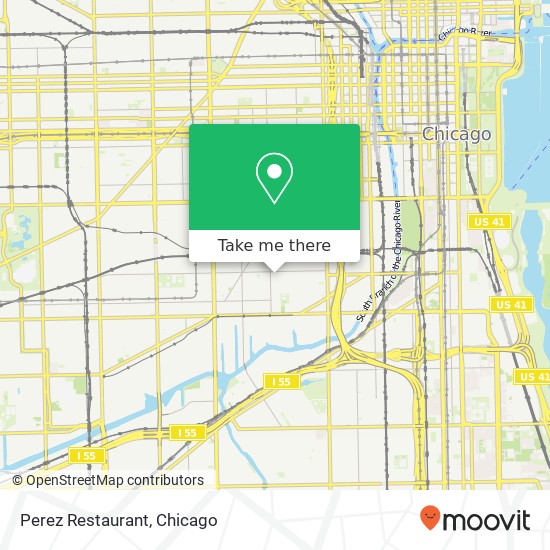 Perez Restaurant, 1163 W 18th St Chicago, IL 60608 map