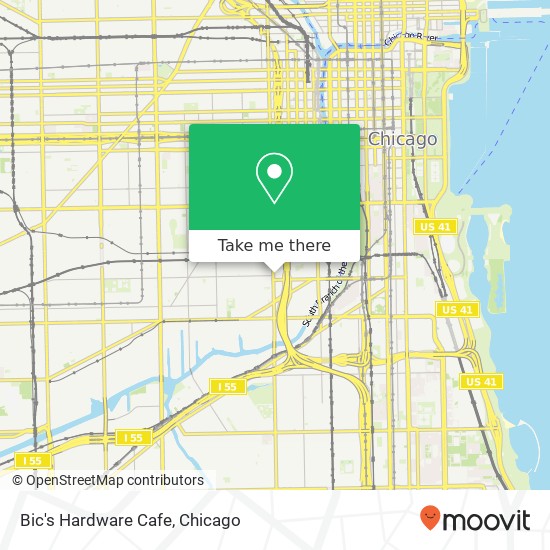 Bic's Hardware Cafe, 1733 S Halsted St Chicago, IL 60608 map