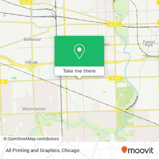 All Printing and Graphics, 1812 W Roosevelt Rd Broadview, IL 60155 map