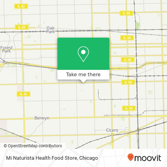 Mi Naturista Health Food Store, 5817 W Roosevelt Rd Cicero, IL 60804 map