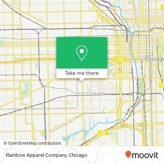 Rainbow Apparel Company, 1250 S Ashland Ave Chicago, IL 60608 map