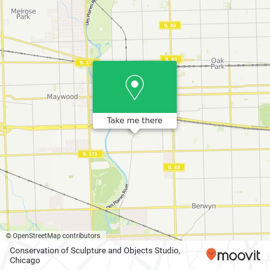 Conservation of Sculpture and Objects Studio, 900 Des Plaines Ave Forest Park, IL 60130 map