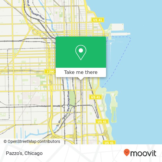 Mapa de Pazzo's, 825 S State St Chicago, IL 60605