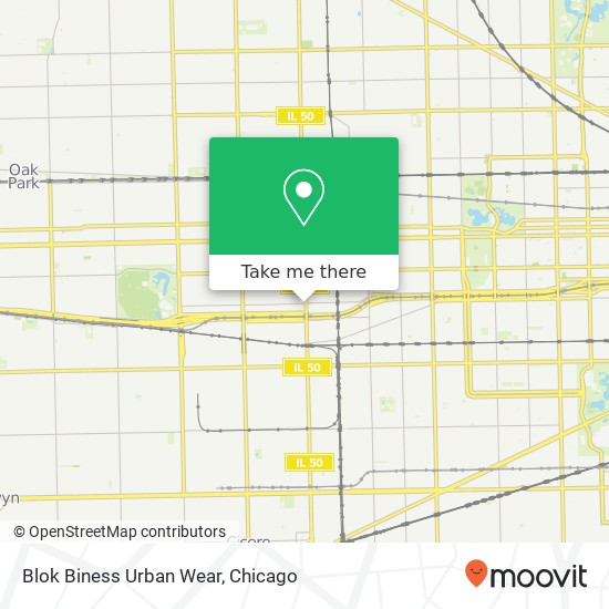 Blok Biness Urban Wear, 4809 W Harrison St Chicago, IL 60644 map