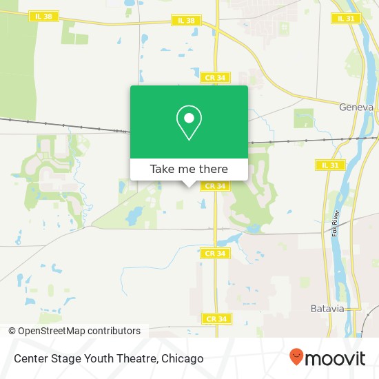 Mapa de Center Stage Youth Theatre