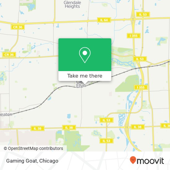 Gaming Goat, 477 Forest Ave Glen Ellyn, IL map