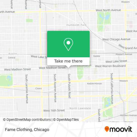 Fame Clothing map