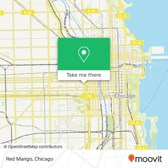 Mapa de Red Mango, 40 S Halsted St Chicago, IL 60661