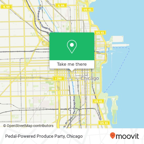 Mapa de Pedal-Powered Produce Party, 233 S Wacker Dr Chicago, IL 60606