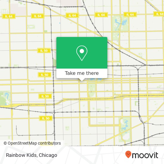 Mapa de Rainbow Kids, 3900 W Madison St Chicago, IL 60624