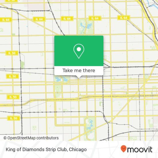 King of Diamonds Strip Club map