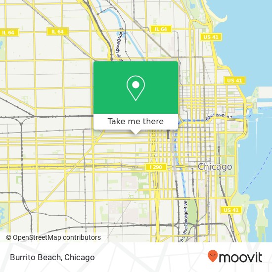 Burrito Beach, 115 N Morgan St Chicago, IL 60607 map