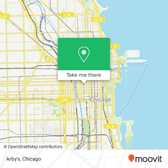 Mapa de Arby's, 5 N Wells St Chicago, IL 60606