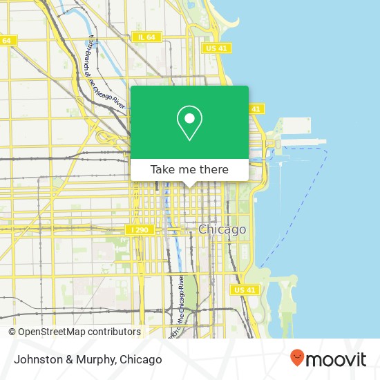 Mapa de Johnston & Murphy, 33 N La Salle St Chicago, IL 60602