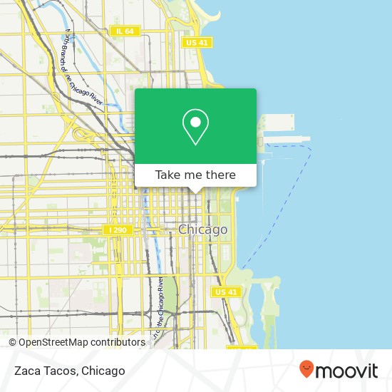 Mapa de Zaca Tacos, 17 S Wabash Ave Chicago, IL 60603