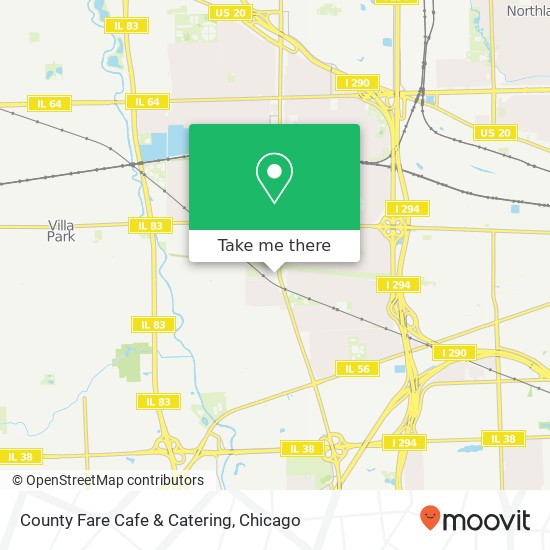 County Fare Cafe & Catering, 109 W Vallette St Elmhurst, IL 60126 map