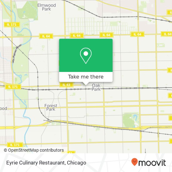 Eyrie Culinary Restaurant, 128 N Oak Park Ave Oak Park, IL 60301 map