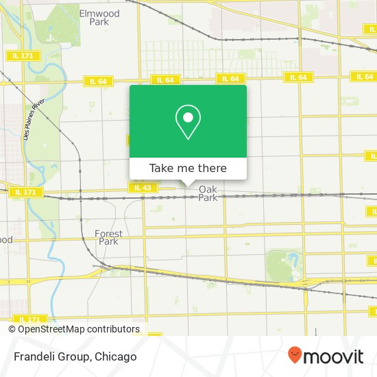Mapa de Frandeli Group, 726 Lake St Oak Park, IL 60301