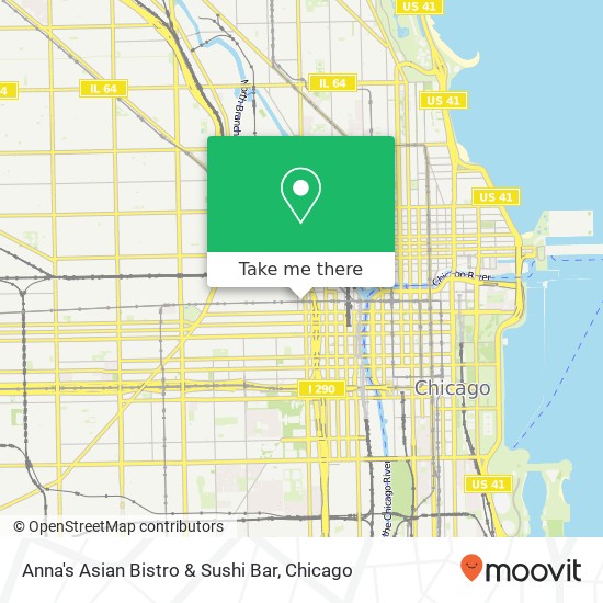 Anna's Asian Bistro & Sushi Bar, 813 W Lake St Chicago, IL 60607 map