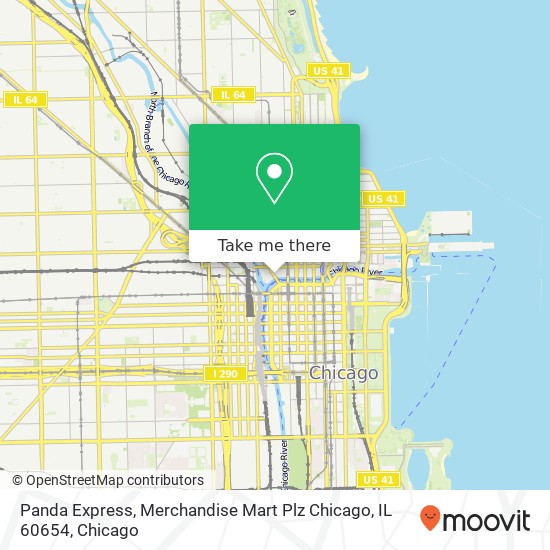 Panda Express, Merchandise Mart Plz Chicago, IL 60654 map