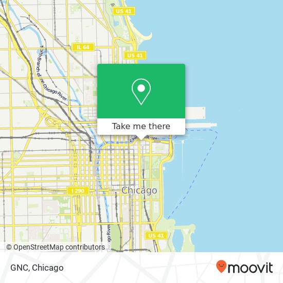 GNC, 111 E Wacker Dr Chicago, IL 60601 map