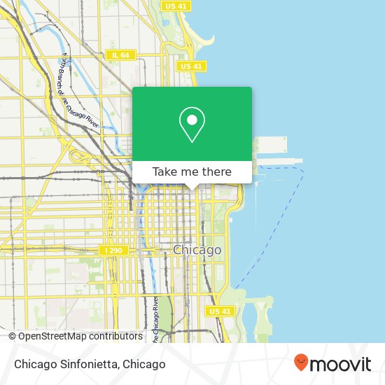 Chicago Sinfonietta map