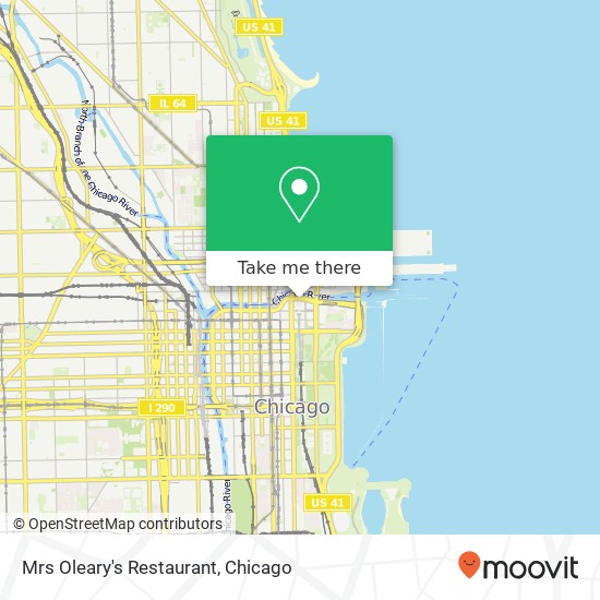 Mrs Oleary's Restaurant, 151 E Wacker Dr Chicago, IL 60601 map