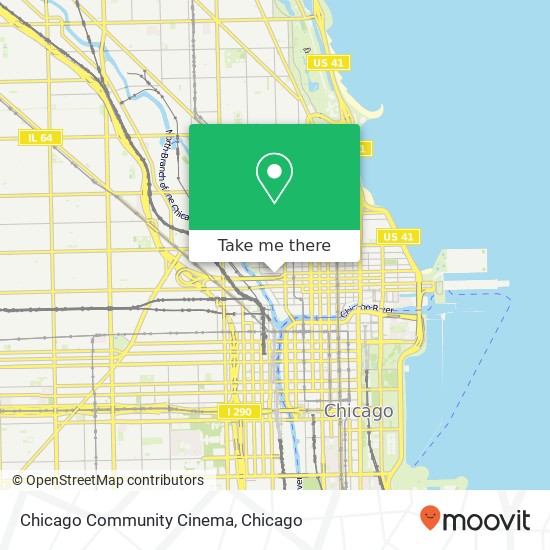 Chicago Community Cinema map