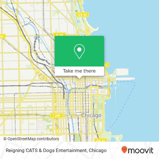 Reigning CATS & Dogs Entertainment map
