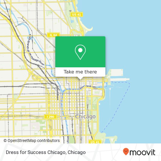 Mapa de Dress for Success Chicago, 515 N State St Chicago, IL 60654