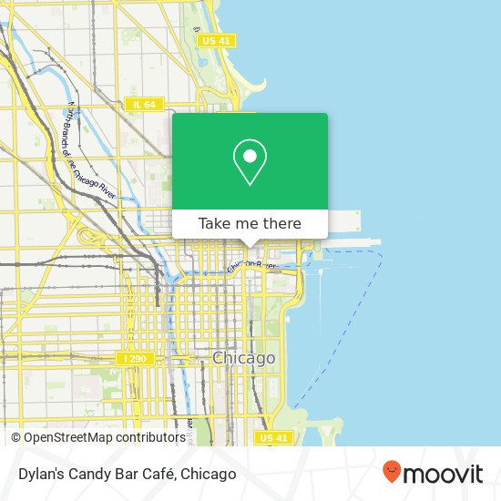 Dylan's Candy Bar Café, 445 N Michigan Ave Chicago, IL 60611 map