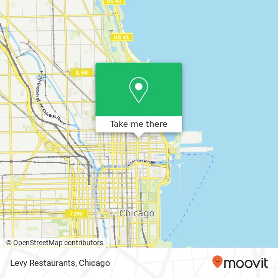 Levy Restaurants, 663 N Michigan Ave Chicago, IL 60611 map