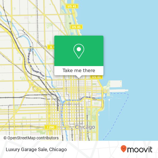 Mapa de Luxury Garage Sale, E Chicago Ave Chicago, IL 60611