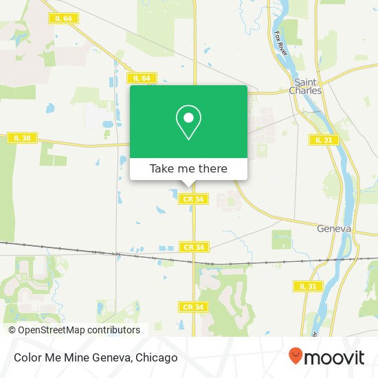 Color Me Mine Geneva, 1306 Commons Dr Geneva, IL 60134 map