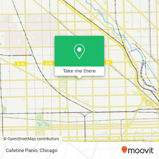 Mapa de Cafetine Panio, 2706 W Division St Chicago, IL 60622
