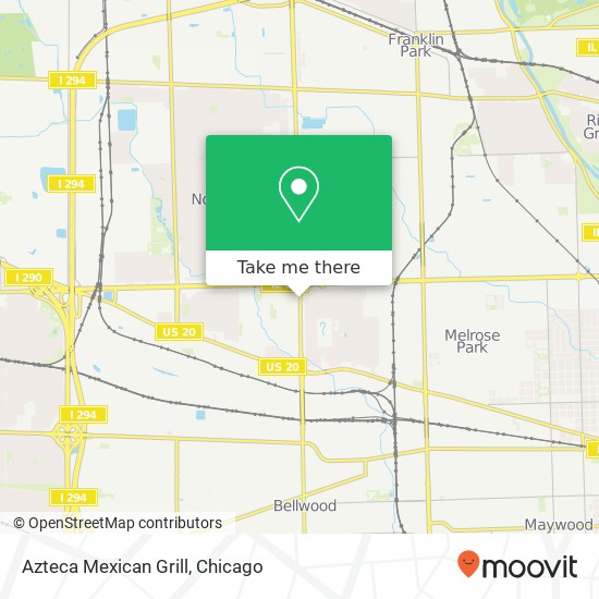 Azteca Mexican Grill, 1802 N Mannheim Rd Stone Park, IL 60165 map