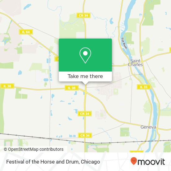 Festival of the Horse and Drum map