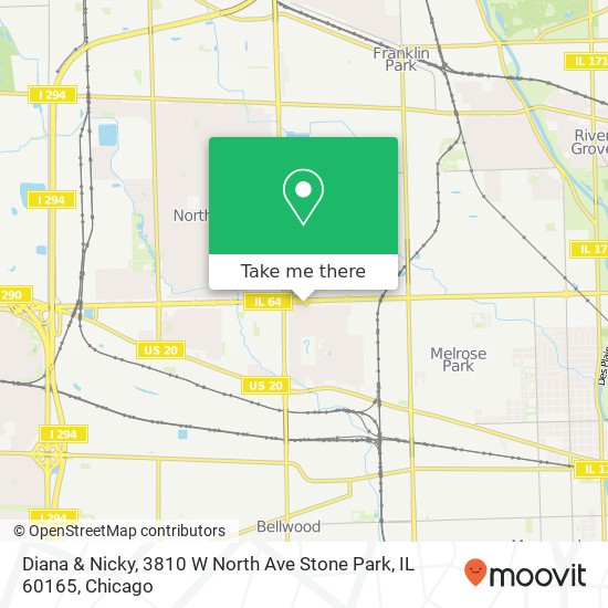 Diana & Nicky, 3810 W North Ave Stone Park, IL 60165 map