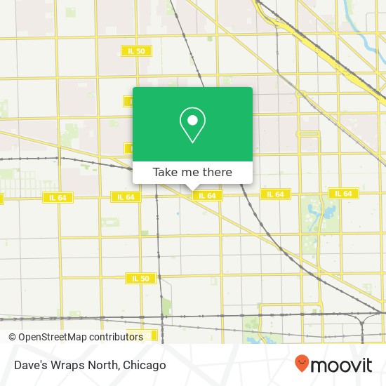 Dave's Wraps North, Chicago, IL 60639 map