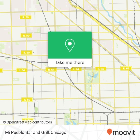 Mi Pueblo Bar and Grill map