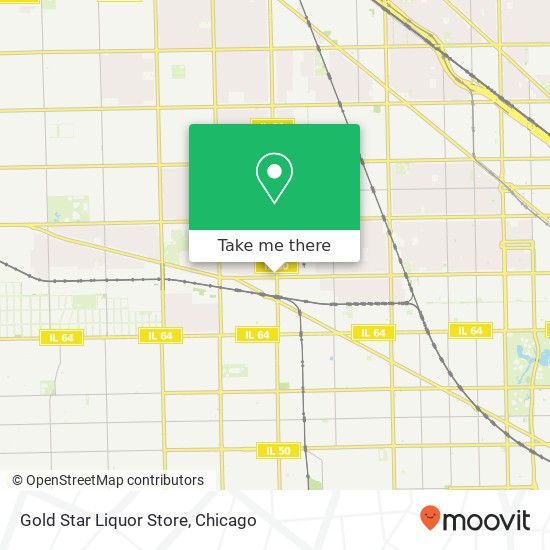 Mapa de Gold Star Liquor Store