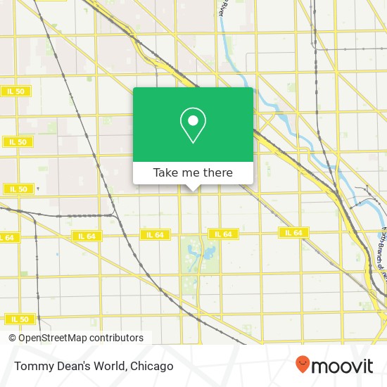 Mapa de Tommy Dean's World, 3026 W Armitage Ave Chicago, IL 60647