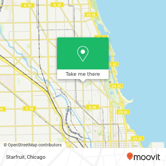Mapa de Starfruit, 2142 N Halsted St Chicago, IL 60614