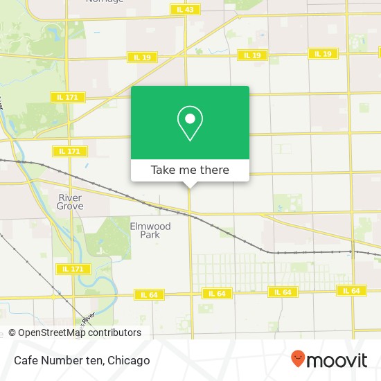 Cafe Number ten, 2625 N Harlem Ave Chicago, IL 60707 map