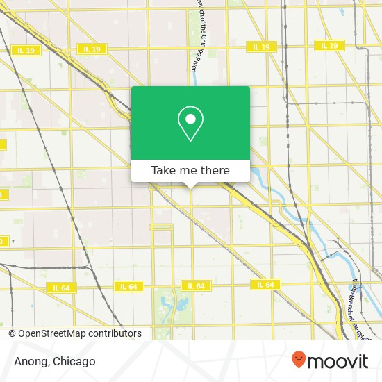 Mapa de Anong, 2532 N California Ave Chicago, IL 60647