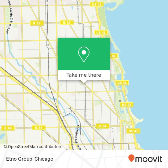 Mapa de Etno Group, 2580 N Lincoln Ave Chicago, IL 60614